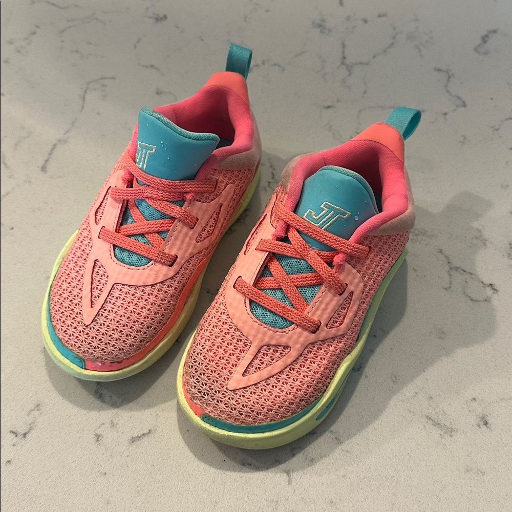 Jordan Tatum 1 "Pink Lemonade" Toddler Kids' Basketball Shoe - Size 10